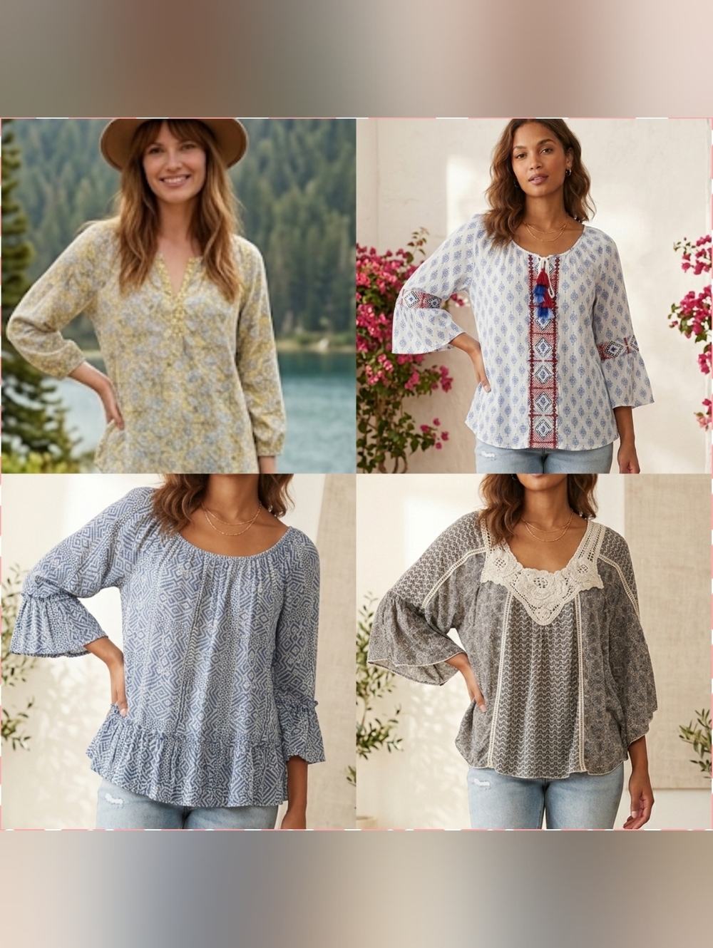 $45 Bundle Deal – 4 Ladies TopsGet all 4 tops S shown for only $45 total.